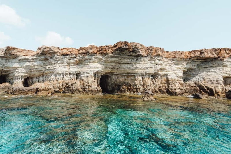 Paphos: Avakas Gorge & Turtle Bay Jeep Tour with Donkey Farm - Sea Caves at Peyia set the tone