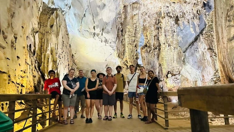 Phong Nha - Paradise Cave & Dark Cave or Duck Farm in needed - Local lunch before the afternoon adventure
