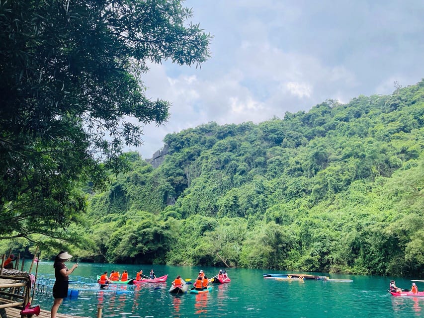 Phong Nha - Paradise Cave & Dark Cave or Duck Farm in needed - Dark Cave at 2pm: zipline, river walk, and mud