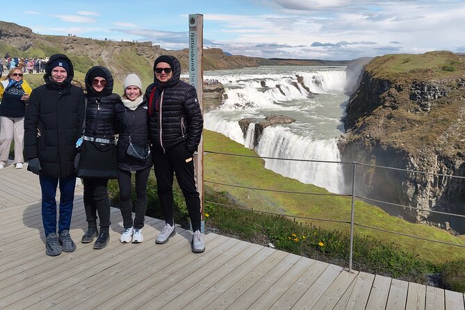 Private Golden Circle & Blue Lagoon Tour with Fridheimar Farm - Gullfoss, the Golden Falls
