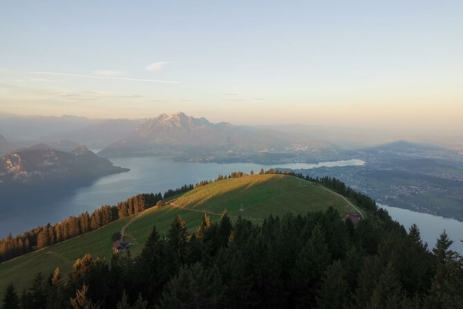 Private Guided Hike on Mt. Rigi with Farm Visit and BBQ - A Swiss sausage BBQ at a mountain outpost