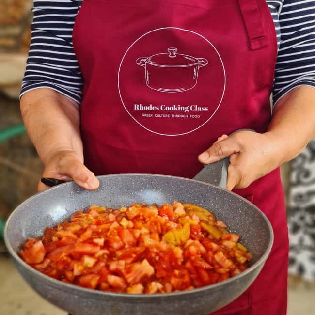Rhodes: 1952 Farmhouse Cooking & Lunch with Unlimited Wine - What you actually prepare in the kitchen