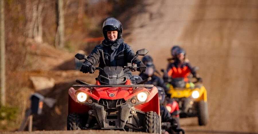 Rovaniemi: Quad Bike Safari, Reindeer & Husky Farm Visit - Meeting at Maakuntakatu 29 in central Rovaniemi