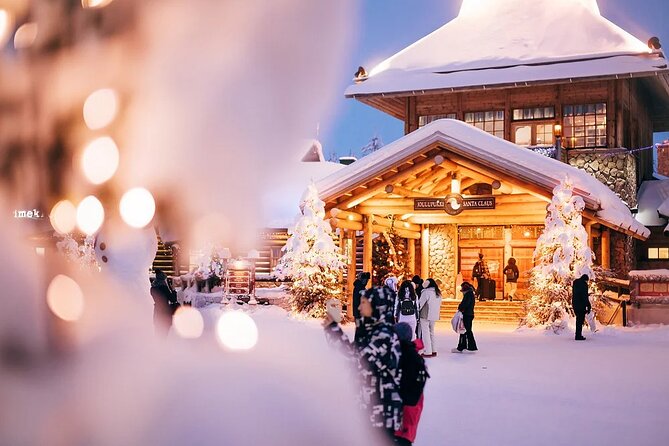 Rovaniemi Santa Claus Village Husky Reindeer Farm Arctic Museum - Santa Claus Village and the Arctic Circle