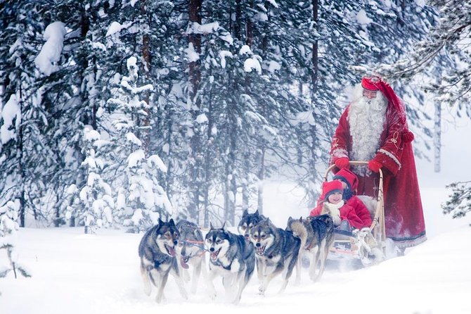 Rovaniemi Santa Claus Village Husky Reindeer Farm Arctic Museum - Husky speed and a gentler reindeer ride