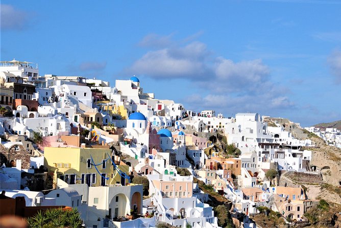 Santorini 5 Hour Private Oia Tour & Lunch/Dinner at a Local Farm - Five wines at Artemis Karamolegos Winery