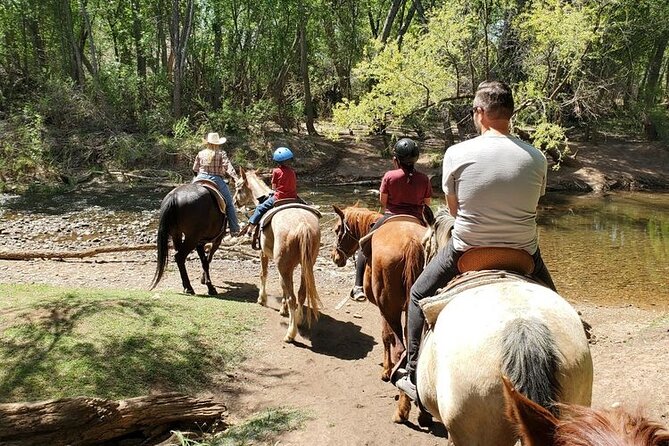Sedona Horseback Rides At Dead Horse Ranch with River Crossing - What the two-hour trail is like
