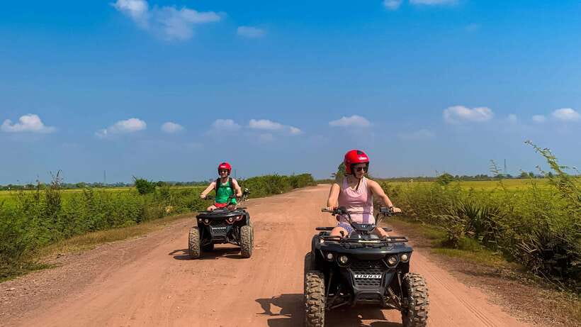 Siem Reap: Khmer Village and Fish Farm ATV Tour - Buddhist temples away from the main temple circuit