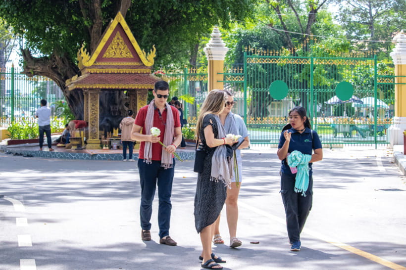 Siem Reap: Khmer Water Blessing by Monk and Lotus Farm Visit - Preah Ang Chek Preah Ang Chorm Shrine