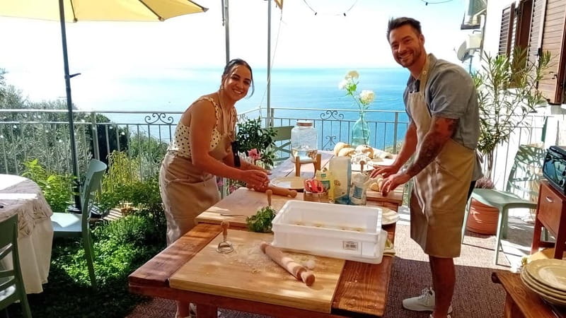 Sorrento: Marì Cooking Class in a Family Farm w/ Coast View - Making Fresh Pasta and Family Dishes