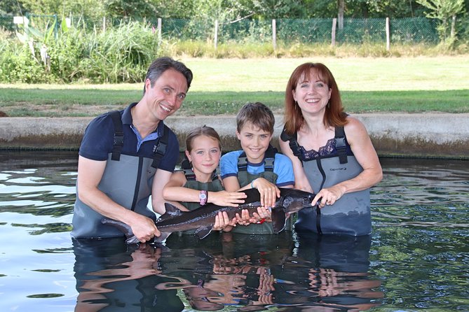 Sturgeon Fish-Farm Visit and Caviar Discovery Tasting in Neuvic - The first 75 minutes around the sturgeon ponds