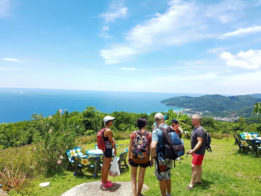 Temple and Jungle Trekking tour with Lunch at Farm-to-Table - Refreshments with a forest view