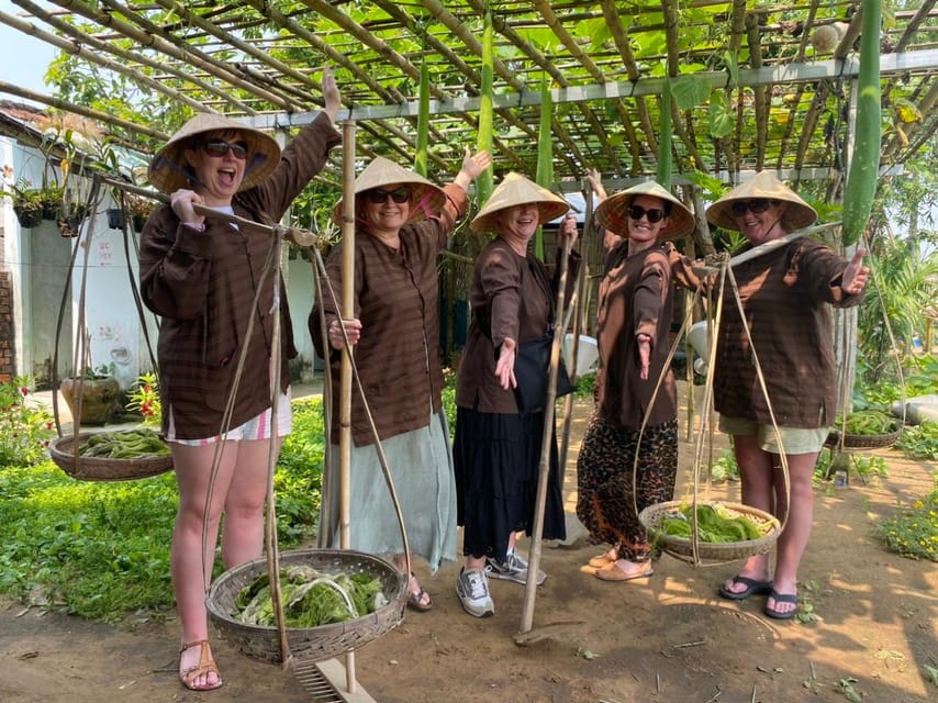 Tra Que Village Vegetable Farm Experience by Bike - The herbal massage at 10:50