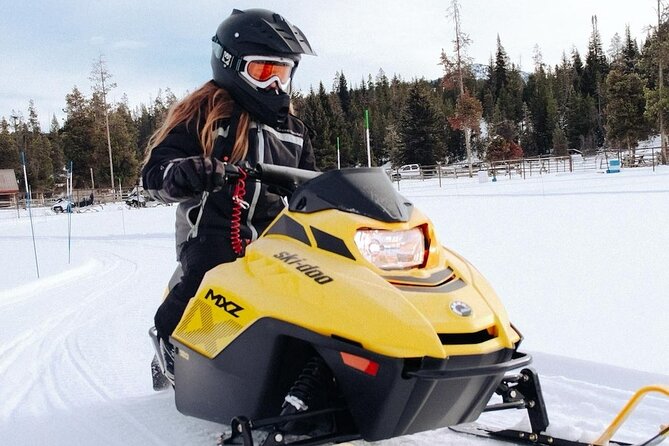 Turpin Meadow Ranch Snowmobiling in Jackson Hole - The Morning Pickup From Jackson or Teton Village