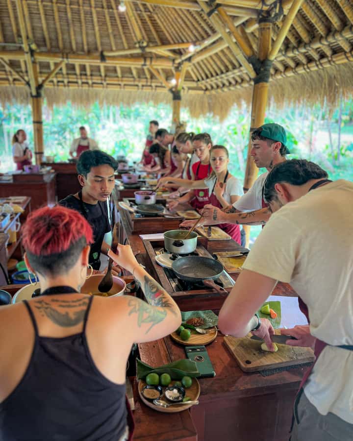 Ubud: Organic Farm Harvest, Bali Cooking Class by Pemulan - From Ubud’s big banyan tree to the farm kitchen