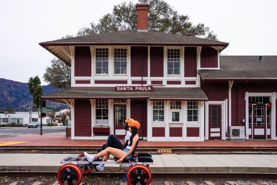 Ventura: Rail Bike Guided Tour with Farm Stand Stop - Starting at Santa Paula’s historic train depot