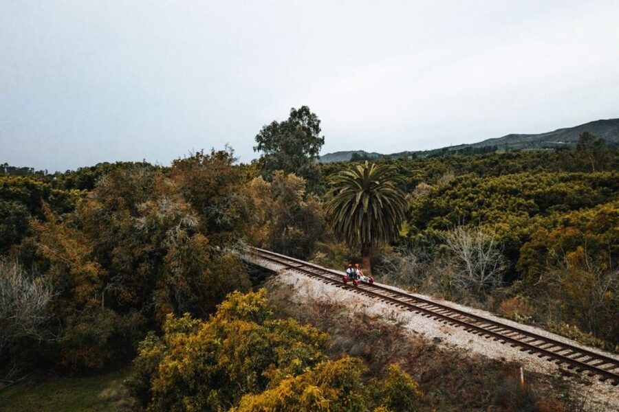 Ventura: Rail Bike Guided Tour with Farm Stand Stop - Pedaling through Ventura County groves