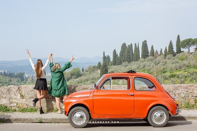 Vintage Fiat 500 Wine Tour and Tuscan Lunch at Farm in Chianti - Leaving Florence on the way to the Chiantigiana