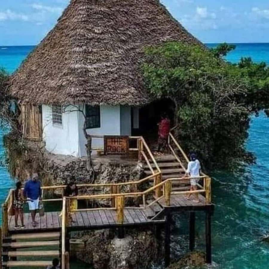 ZANZIBAR: Spice Farm Tour, Jozani Forest & Rock Restaurant - Finishing by the tide at The Rock Restaurant