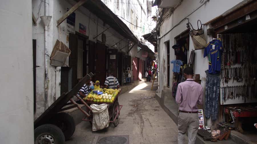 Zanzibar: Stone Town & Spice Farm Tour with Lunch - City Market and the fish auction